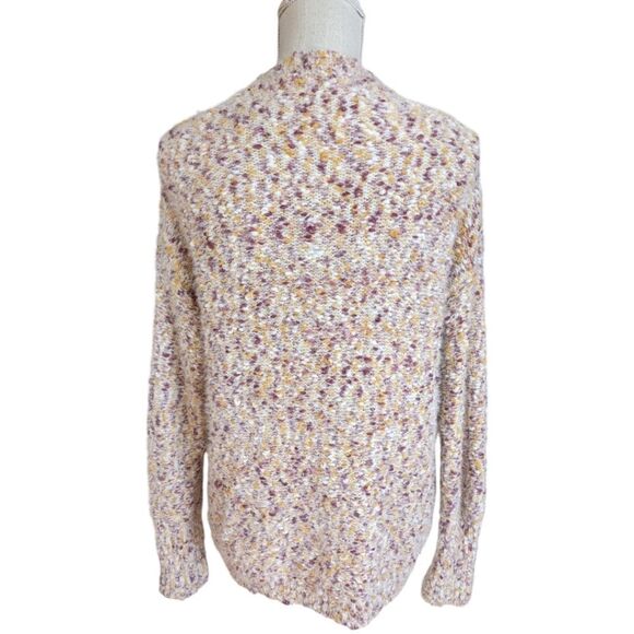 Callahan Anthropologie Women's Garland Speckled Eyelash Button Cardigan Sz S NWT - Picture 3 of 7